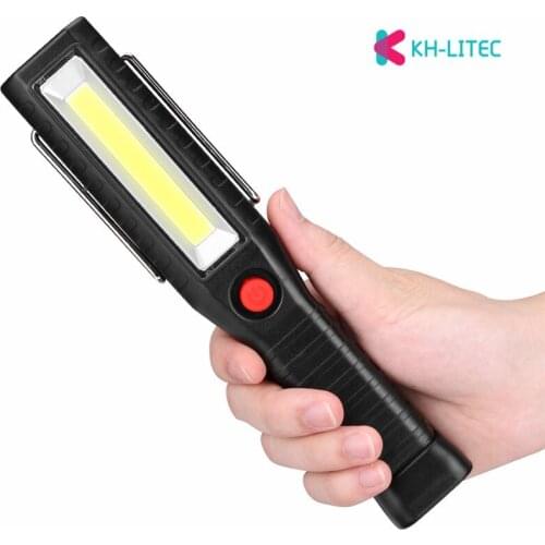 4 Modes COB LED Flashlight USB Charging Portable Lamp Magnetic Car Repairing Working Light For Camping Climbing Hunting