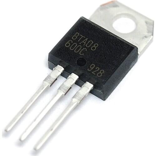 5PCS 10PCS 100PCS BTA08-600C TO-220 BTA08-600 TO-220 BTA08 08-600C 100% new and original