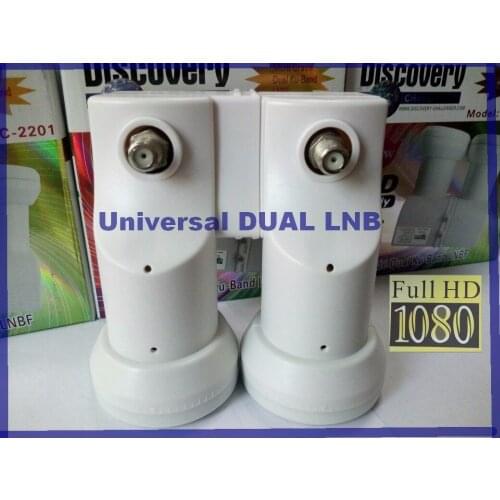 MUDLT DUAL SINGLE LNB free shipping digital HD Universal KU Band Single LNB High Gain Low noise satellite Dish LNB