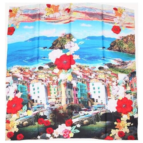 ELEGANT HANDMADE BRAND 100%Twill Silk Scarf