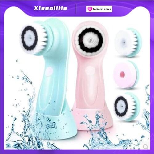 Electric Face Cleanser Facial Cleansing Skin Care Brush Face Vibrating Massager Deep Cleaning Brush for Masks Skin Care
