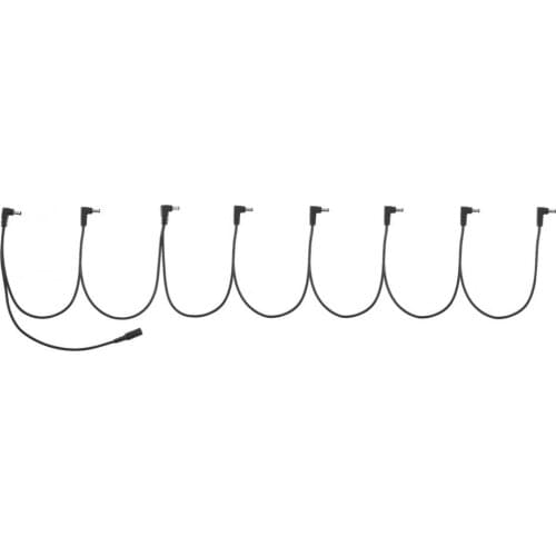 Guitar Cables 1 to 8 Ways Guitar Effect Pedal Daisy Chain 2.6m Copper Wire Power Supply Cable Splitter