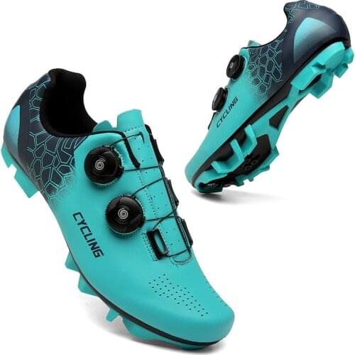 Fietsen Sneaker Mtb Cleat Antislip Zelfsluitende Fiets Schoenen Mannen Road Fietsen Schoeisel Berg Plat Fiets sneakers