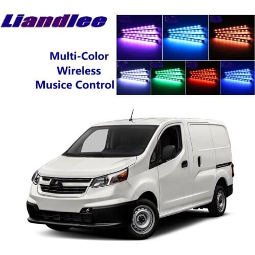LiandLee Car Glow Interior Floor Decorative Seats Accent Ambient Neon light For ChevroletCity City Express