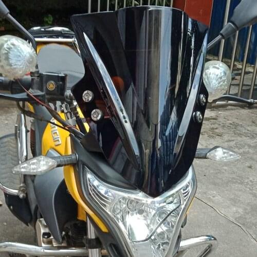 Windscreen For CFMOTO 650NK 400NK 250NK 150NK 650 400 250 150 NK Screen Windshield Bracket 7/8" Or 1" Handlebar Mounting