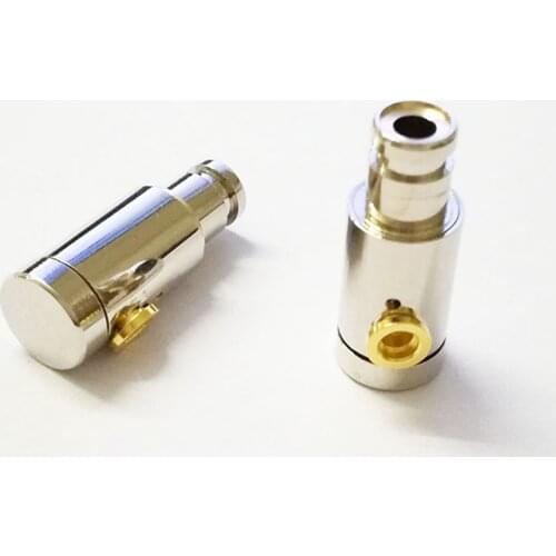 Metal In Ear Headphone Shell Case 6mm Speaker Unit Balanced Armature Drivers with MMCX Plug DIY Headphone Housing Shell