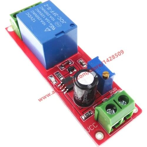 1pc NE555 Delay Relay Module Monostable Switch Time Controller Module 12V For Automotive Electrical Appliance Time-lapse