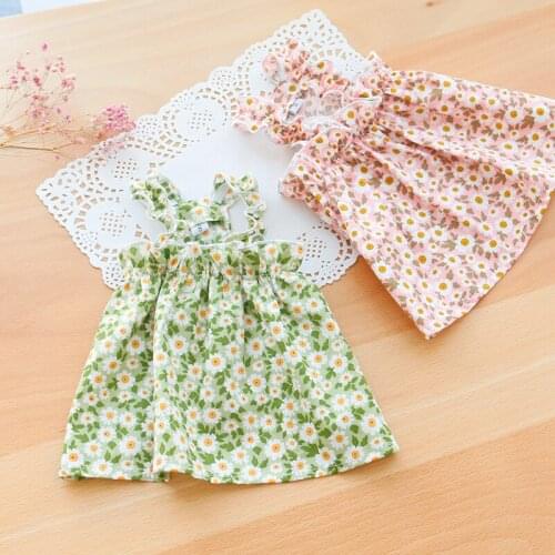 Dog Clothing Summer Print Breathable Puppy Slip Dress Thin Teddy Cat Princess Skirt Stripe Floral Hawaiian Dress for Small Dog