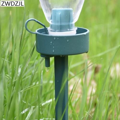 Irrigation DIY Automatic Plant Waterer Self-Watering Seepage Moving Bottles Lazy Flower Water Drip Irrigation Device 12set