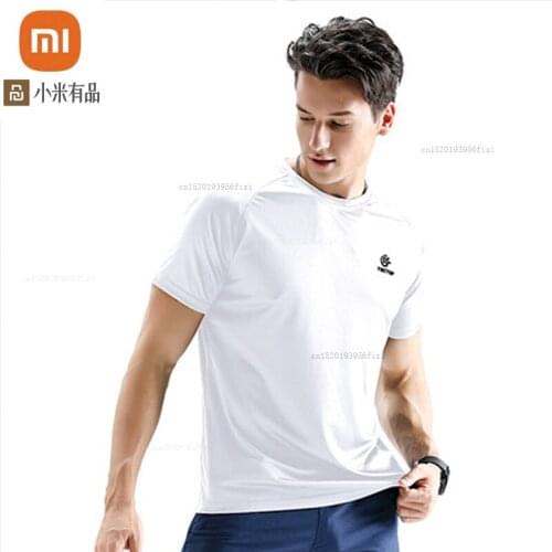 Xiaomi youpin casual solid color T-shirt outdoor mens round neck short-sleeved summer breathable quick-drying sports top