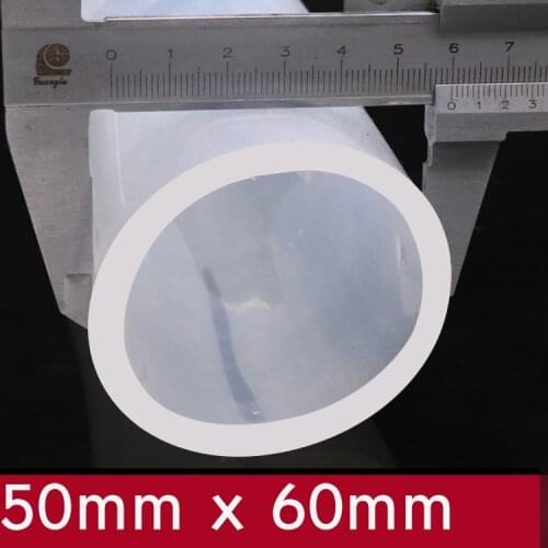 Transparent Flexible Silicone Tube ID 50mm x 60mm OD Food Grade Non-toxic Drink Water Rubber Hose Milk Beer Soft Pipe Connect