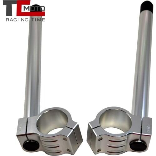 Motorcycle Handlebar Adjustable CNC 43mm Clip On Ons Fork Handlebars Handle Bar for Suzuki GSF1200 Bandit GSXR750 GSXR1000 RF600