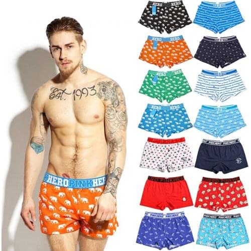 Richkeda Store New 2021 3PCS/LOT Men Underwear Boxers Shorts Casual Cotton Sleep Underpants High Quality Brands Plaid Loose
