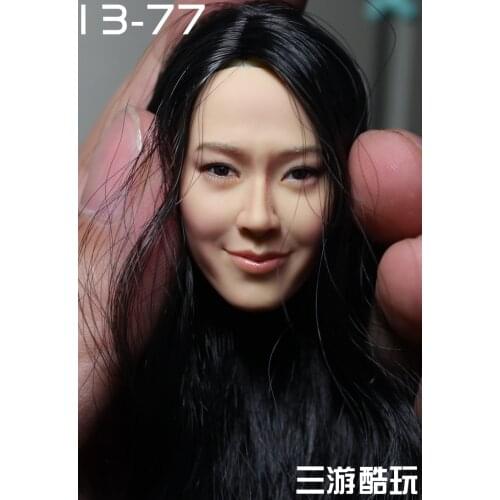 SNSD 1/6 Beauty headsculpt Korean female Head shape for DIY 12inch Action Figure Doll