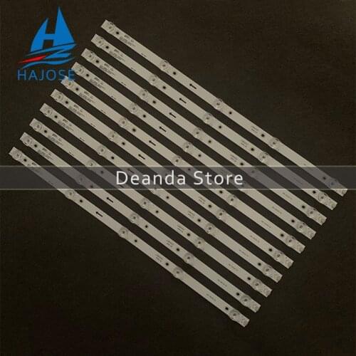 LED Backlight strip 5 lamps For Akai 55'' TV JS-D-JP55EU-051EC (70317) 01EC E55EU/EP1000 MCPCB 490.0 15.0 1.0T