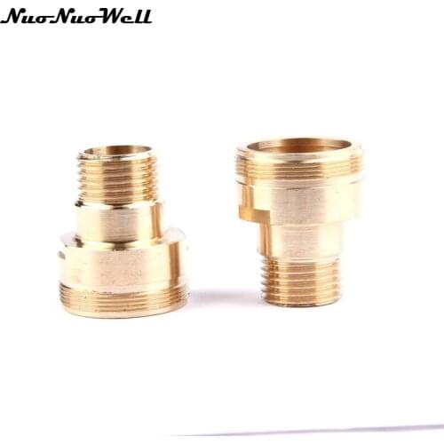 1pcs NuoNuoWell Brass 1/2"-M32 Male Thread Straight Connector for Garden Irrigation Watering Pipe Metal Adapter Tap Fittings