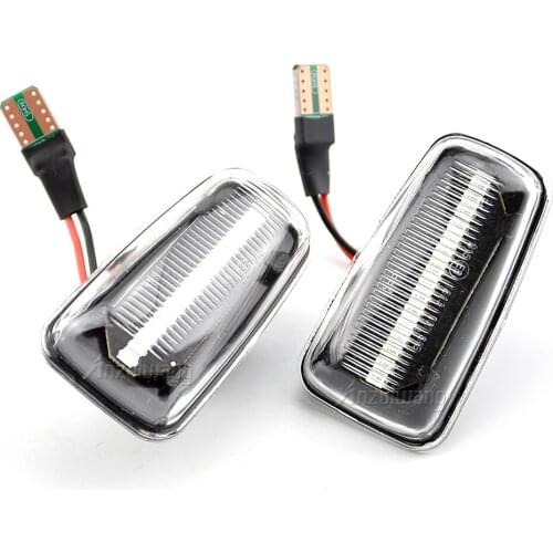 2x Led Dynamic Turn Signal Side Marker Light Sequential Blinker Light For Peugeot 106 II 306 406 806 Citroen Berlingo Jumpy Saxo