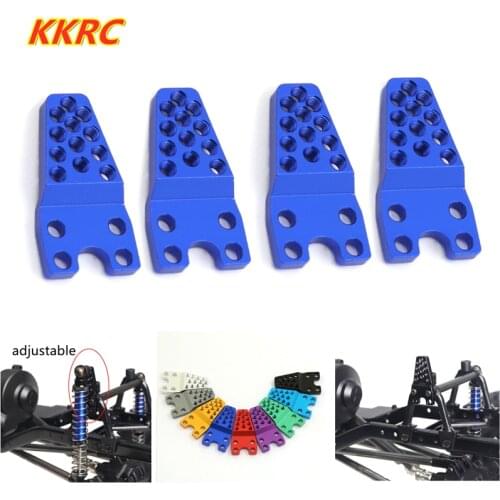 4pcs Shock Absorber Bracket Shock Absorber Base Angle Height Adjustable For 1/10 RC Car SCX10 D90