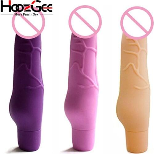 7 Inch Realistic Dildo Vibrator 10 Speeds Penis Dildos for Women Soft Silicone Vagina Massager Clitoris Stimulator Sex Products