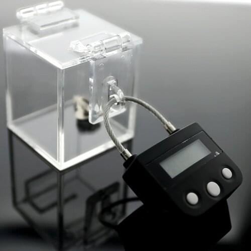 Chastity Cage Key Safe Chastity Key Holder Keyholder The Chastity Key Safe Chastity Game with Acrylic Box New Sexy Toy