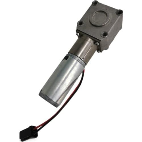 DC Electric Worm Geared Motor Speed 5-30RPM Reversed 12 Volt 24V High Torque 22KG DC Motors Reducer Self-Locking For Toys Micro