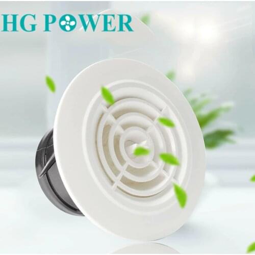 Round Adjustable Grill Cover for Ceiling Wall Louver Extract Valve Diffuser Ducting Air Exhaust Outlet Ventilation Vent