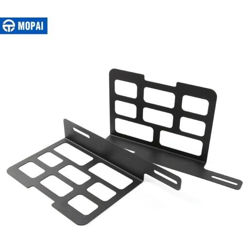 MOPAI Metal Car Interior Trunk Rack Storage Rack Luggage Carrier for Jeep Wrangler JK 2007 Up Car Styling