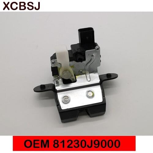 Genuine Rear trunk lid lock latch actuator For Hyundai Kona Tail Gate Latch Lock 81230-J9000 2018 2019 OEM