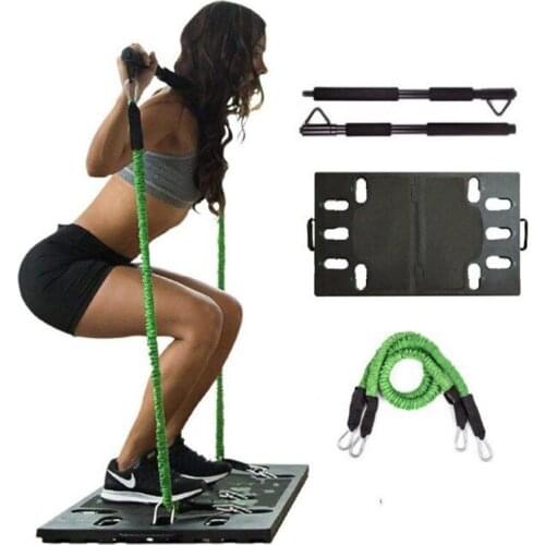 Portable pull rope arm strength training board multifunctional resistance training device push-up training