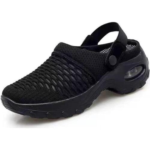 2021 casual mens mesh fashion womens shoes summer sandals half slippers breathable sports casual shoes women