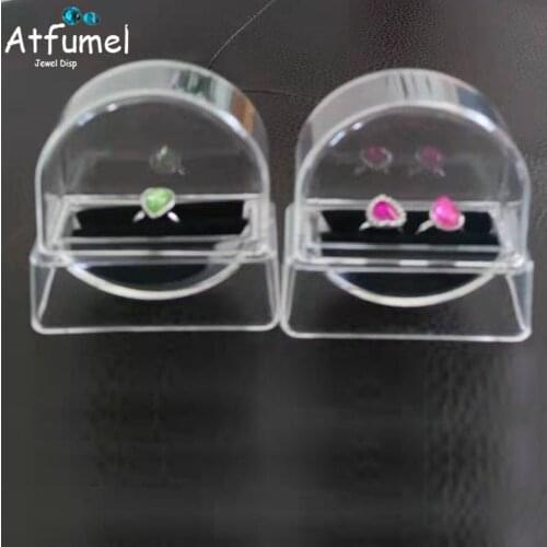 Silver Bracelet Display Stand Gold Bangle Box Clear Anti-oxidation Bracelet Storage Box Acrylic Ring Earring Display Case Prop