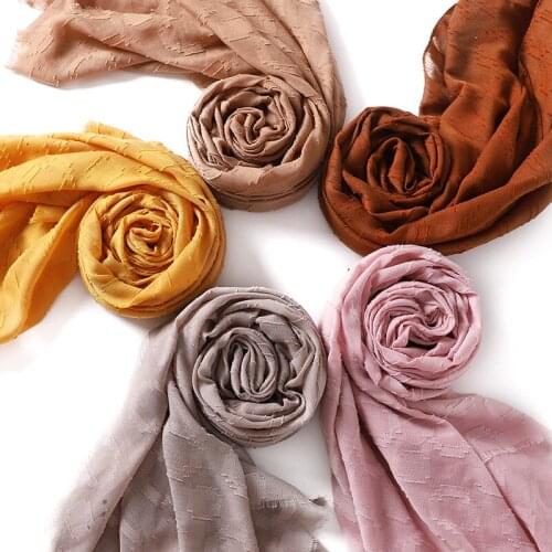 10pcs/Lot New Design Striped Cotton Linen Hijab Scarf Muslim Ladies Bandana Long Shawl Wrap Islamic Headscarves Foulard
