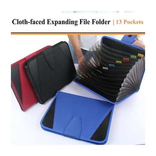 School Office Document Organizer A4 Expanding File Folder Document Bag For Documents