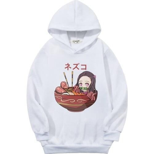 Kamado Nezuko Hoodie Cotton Childrens Wear Spring and Autumn Long Sleeve Shirt Printed Sportswear Jogging Wear