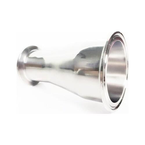 57mm To 51mm Pipe OD 2.5" To 2" Tri Clamp Reducer 304 Stainless Steel Sanitary Pipe Fitting Connector For Home Brew Homebrew