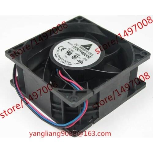 Delta Electronics PFB0948UHE 7E42 DC 48V 0.8A 90X90X38mm Server Cooling Fan