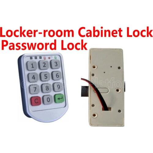 Password cabinet lock, bathing room locker Access control Dressing room locking system,ABS plastic or Metal Case can choose