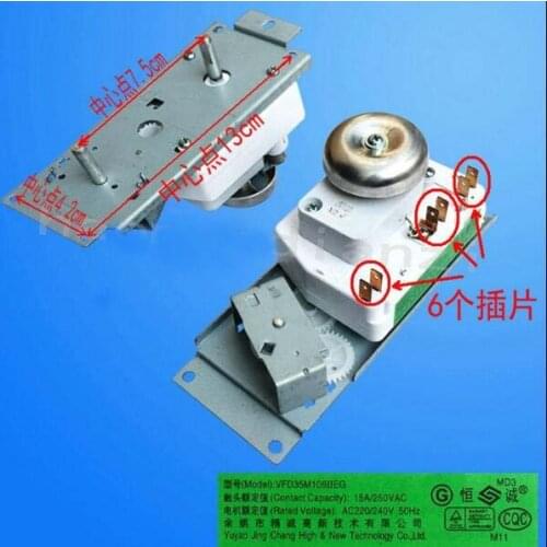 Microwave oven parts timer VFD35M106IIEG with 6 pins
