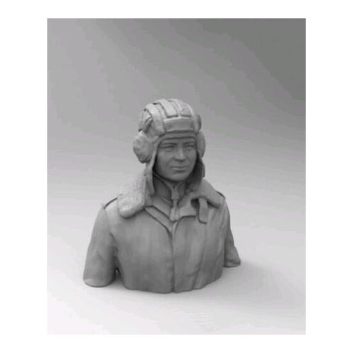 1/16 Scale Unpainted Resin Figure Soviet T-72 Tank Driver collection figure