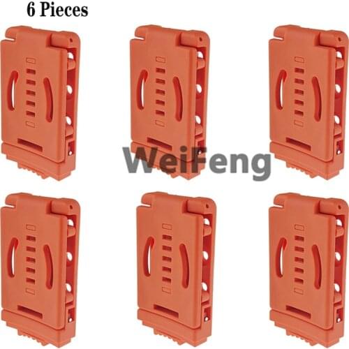 1/2/4/6 PCS Large Belt Loops Clip Scabbard Waist Clip for Knife KYDEX Gun Holster Magazine Pouch K Sheath Clip with Screws DIY