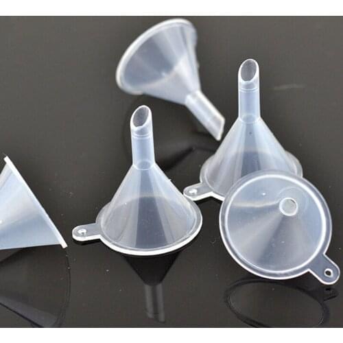 10pcs Small Plastic For Perfume Diffuser Bottle Mini Liquid Oil Funnels Labs Creative hot sale