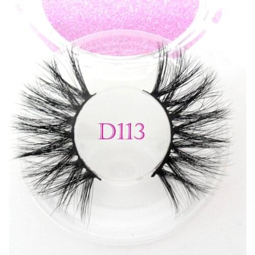 Baiside100% Mink Eyelashes 25mm Lashes 3D Makeup Reusable False Eyelash Beauty