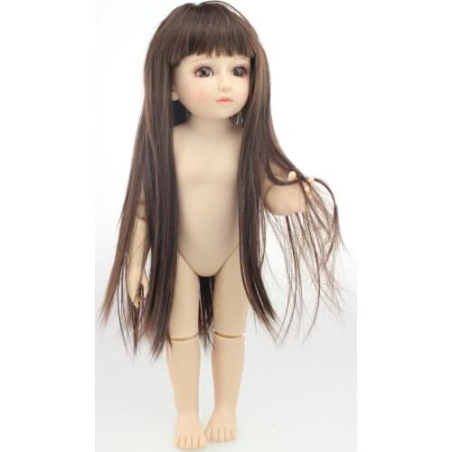 18inch BJD Naked Baby Doll Accessoires 45cm BJD Joint Girls Silicone Vinyl Doll Realistic Toddler Toy For Children Birthday Gift