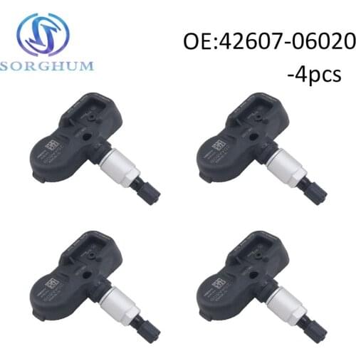 4pcs 42607-06020 PMV-C010 Tire Pressure Sensor TPMS 315Mhz For Toyota Lexus