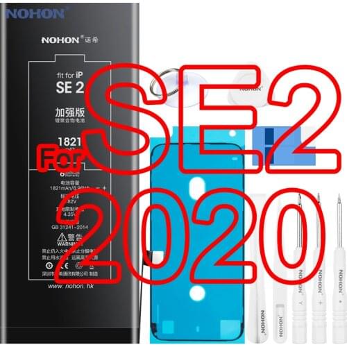 Nohon Battery For iPhone SE 2020 2nd generation SE2 1821mAh High Capacity Li-polymer Batteries For Apple iPhoneSE2 SE2 + Tools