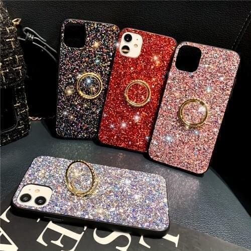 Case For Samsung Galaxy A51 A71 A81 A91 A72 A52 Glitter sequin hard case For Samsung M51 M11 M01 M31S M30S M30 A70E