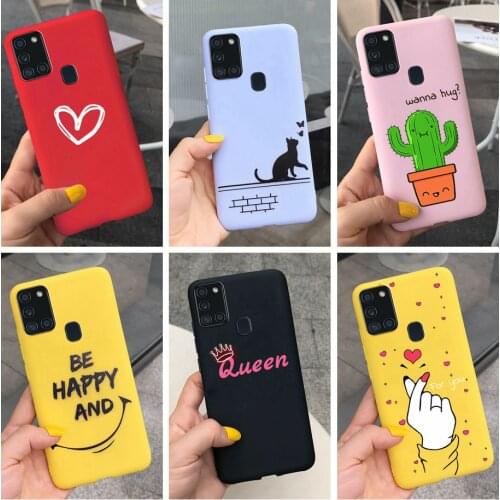 Cartoon Case For Samsung Galaxy A21s Case A21 S Silicone Soft TPU Back Cover For Samsung A21S Phone Cases SM-A217F A 21 S Fundas