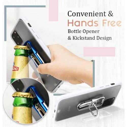 Phone Ring Bracket With Bottle Opener Luxury metal Mobile Support Accessories Magnetic Car Bracket Socket Stand Portable Corkscr