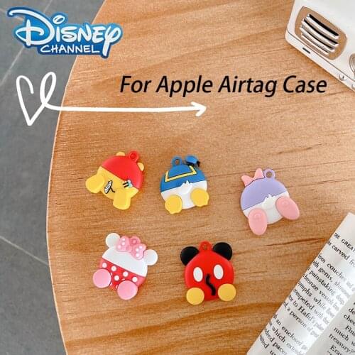 Dianey Mickey Minnie Daisy Cartoon Cute Case for Apple Airtags Case Keychain Protective Sleeve Cover for Apple Locator Tracker