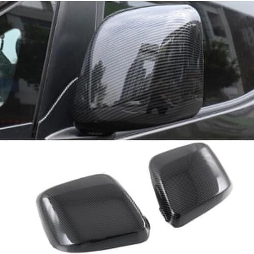 For Nissan NV200 2018 2PCS ABS Car Side Door Rearview Mirror Protect Frame Cover Trims Car Styling Accessories